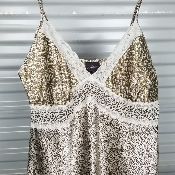 Slip Cheetah animal print lace detail - Picture 2 of 6